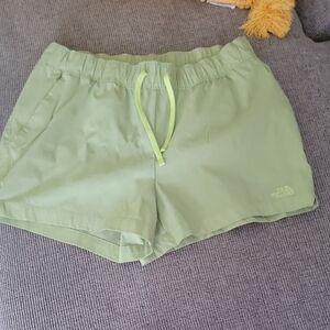 The North Face Green Athletic Shorts Lightweight Elastic Waist